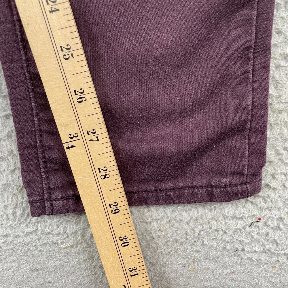 Banana Republic Travel Jean Mens 31x32 Purple Athletic Fit Stretch Cotton Pants